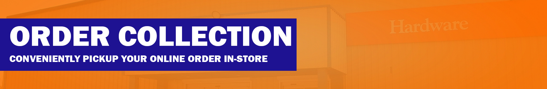 order collection banner to pick up in-store